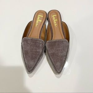 Lulus Lilac Velvet Flats